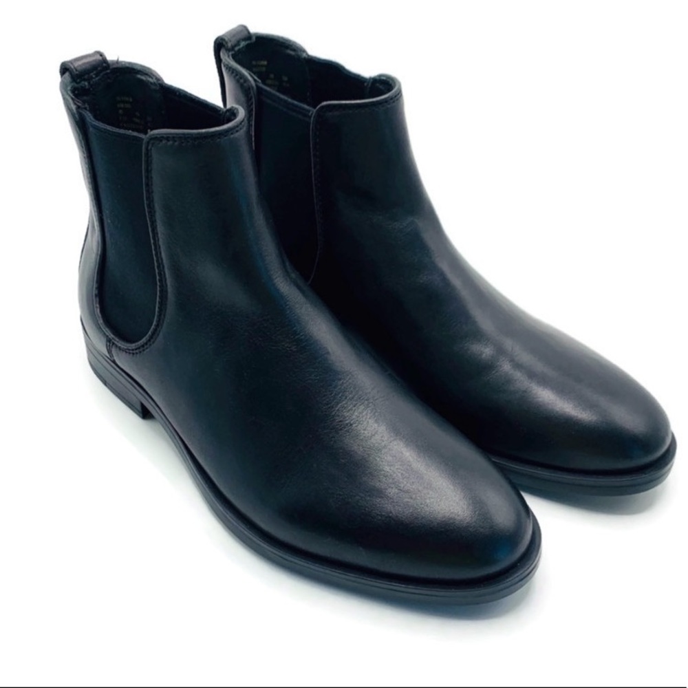 Coach | Men’s Arnold Chelsea Black Leather Boot - Picture 1 of 8